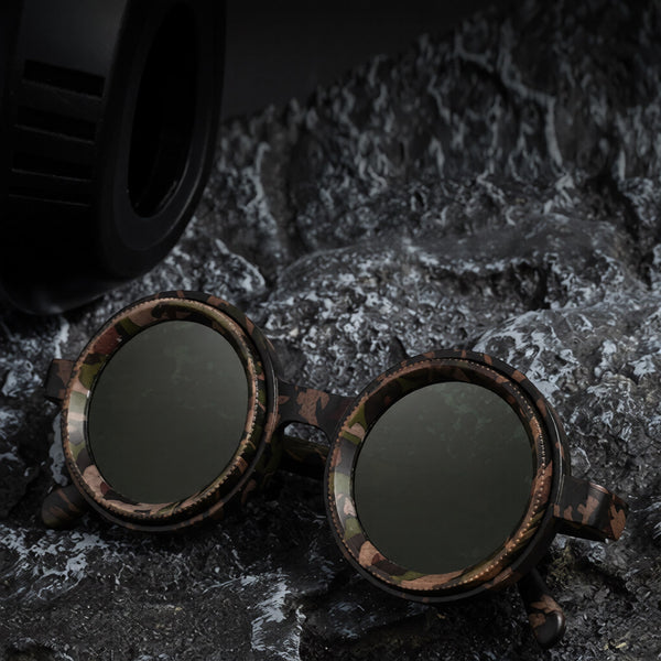 Shadeshift - Adjustable Dimming Polarized Sunglasses Small Frame Round Glasses